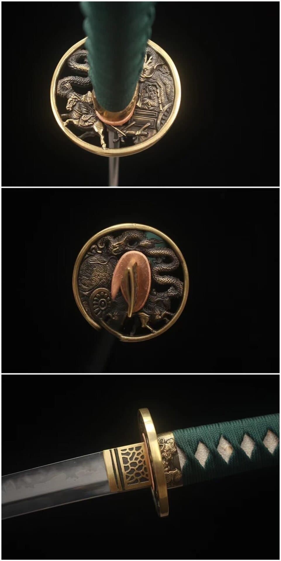 Ancien Sabre Japonais Lame Damas