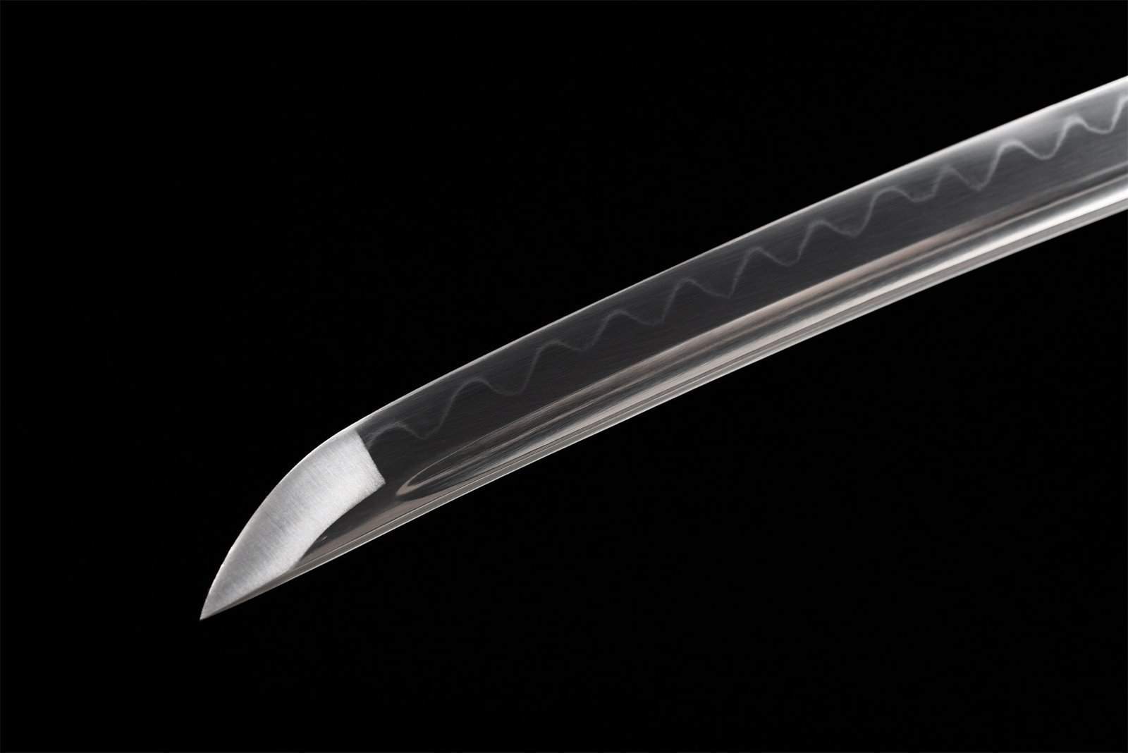 Ensemble Sabre Japonais Katana Wakizashi Blanc