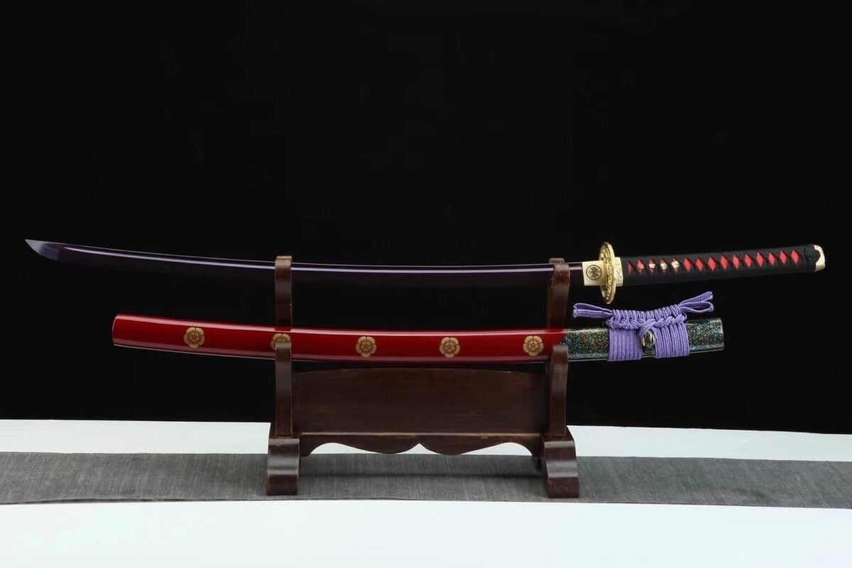 Katana À Lame Violette