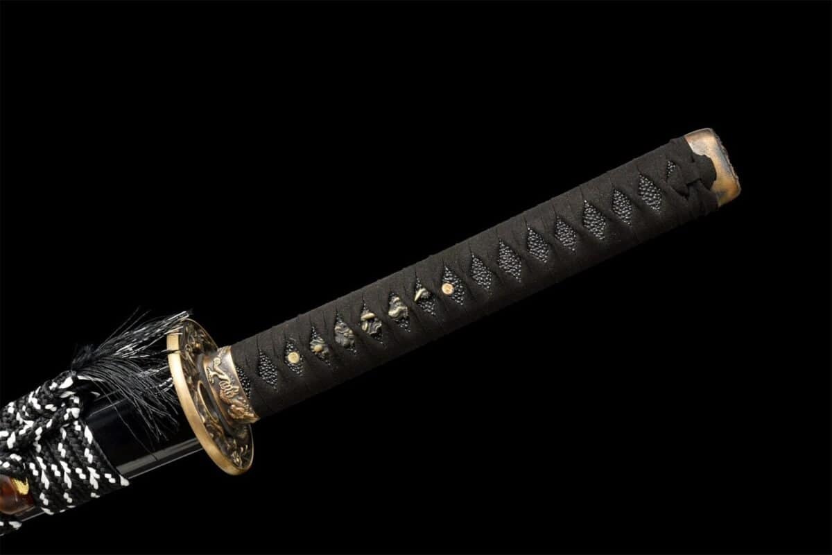 Katana Acier trempé T-10 – Lame Pourpre