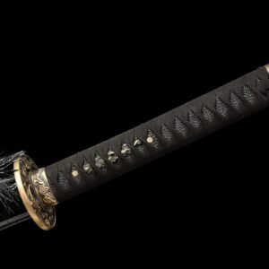Katana Acier trempé T-10 – Lame Pourpre