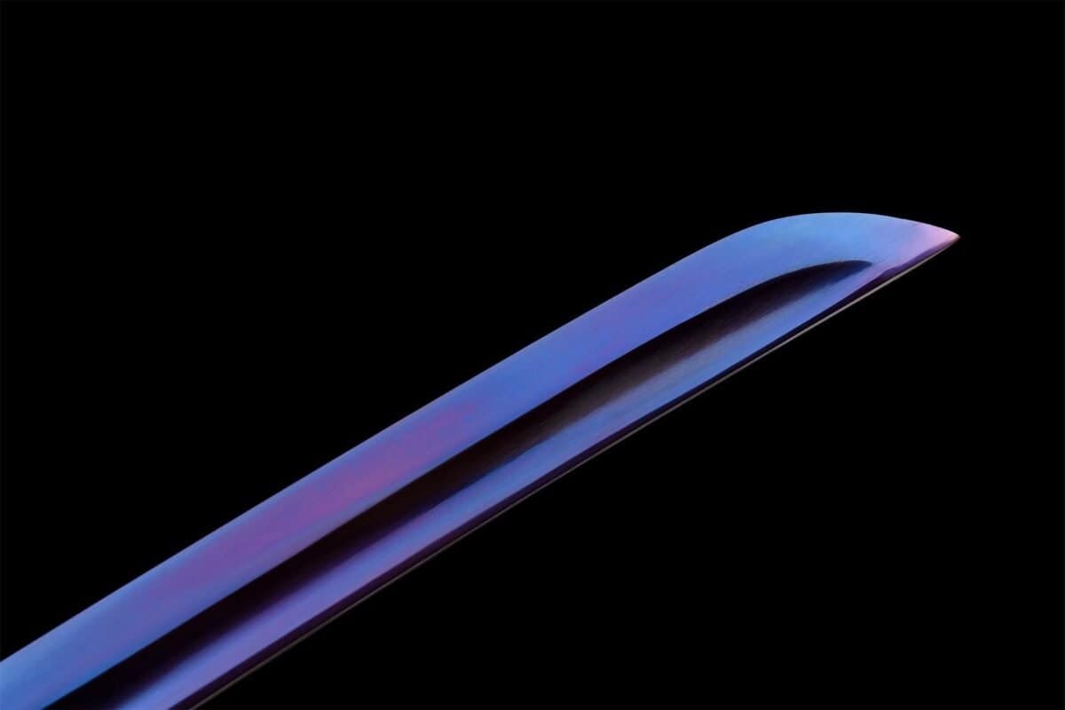 Katana Acier trempé T-10 – Lame Pourpre