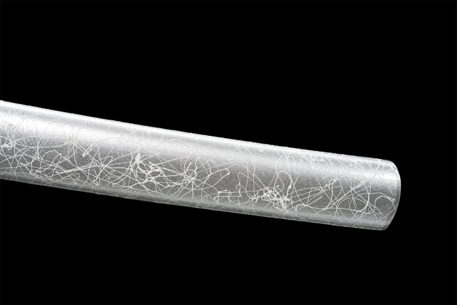 Katana Blanc Lame Bleu – Acier T10