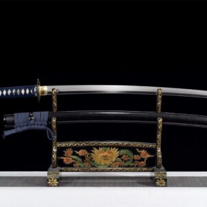 Katana Bleu Et Noir