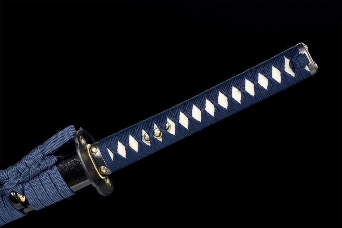Katana Bleu Et Noir