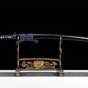 Katana Bleu Et Noir