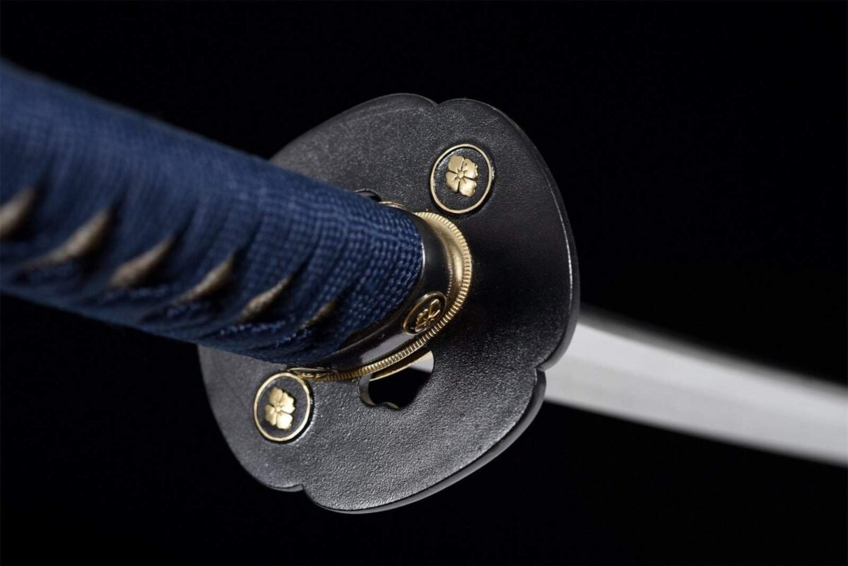 Katana Bleu Et Noir