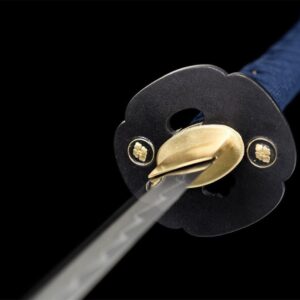 Katana Bleu Et Noir