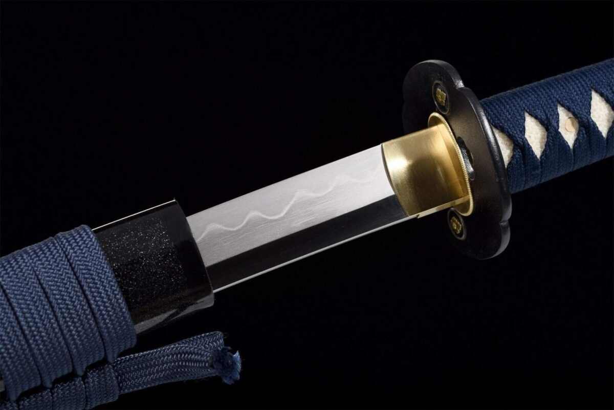 Katana Bleu Et Noir
