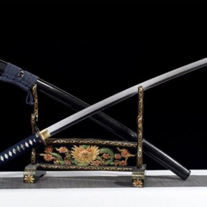 Katana Bleu Et Noir