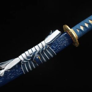 Katana Bleu Et Or