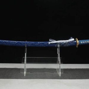 Katana Bleu Et Or