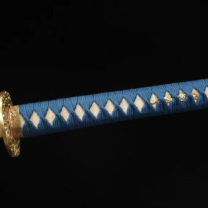 Katana Bleu Et Or