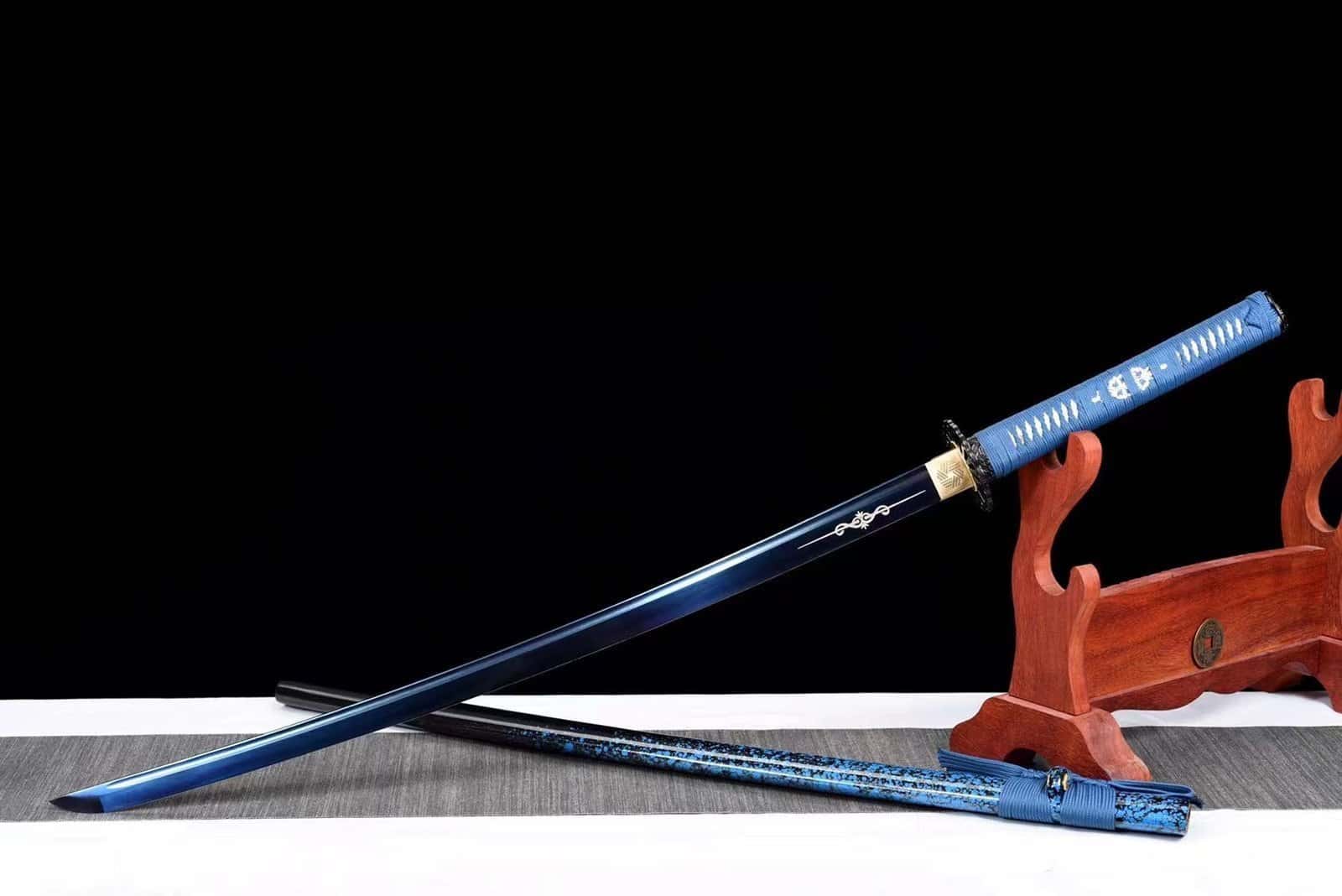 Katana Bleu Noir