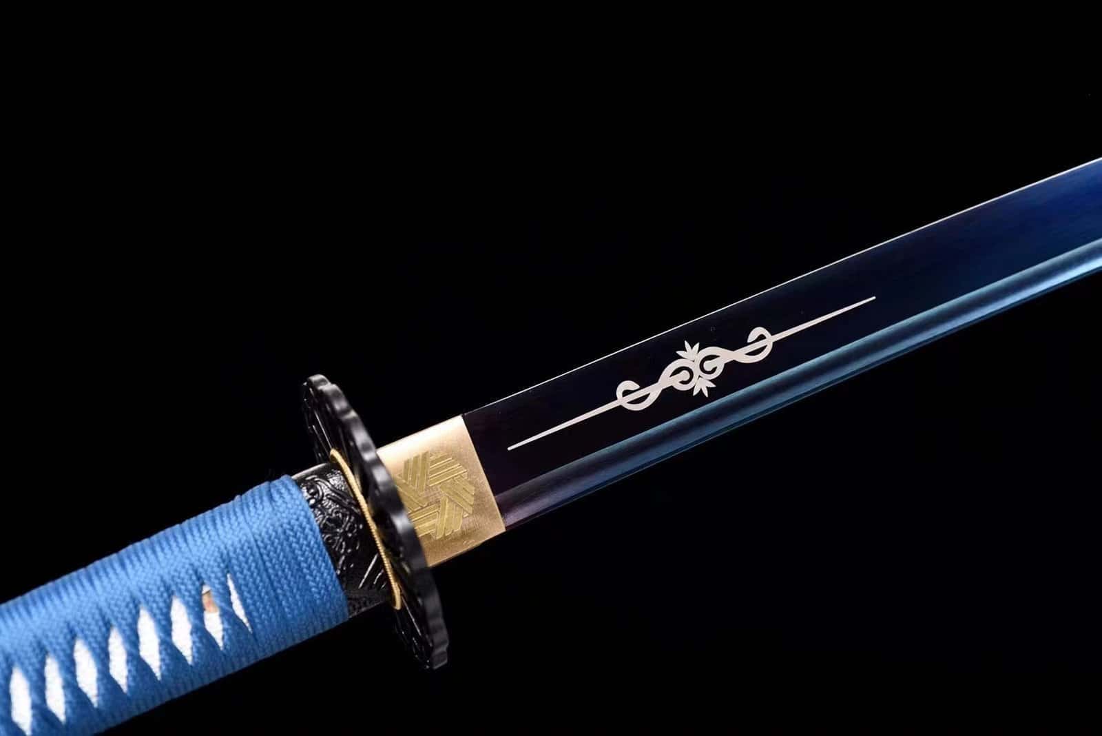 Katana Bleu Noir
