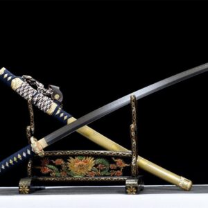 Katana Bleu et Doré