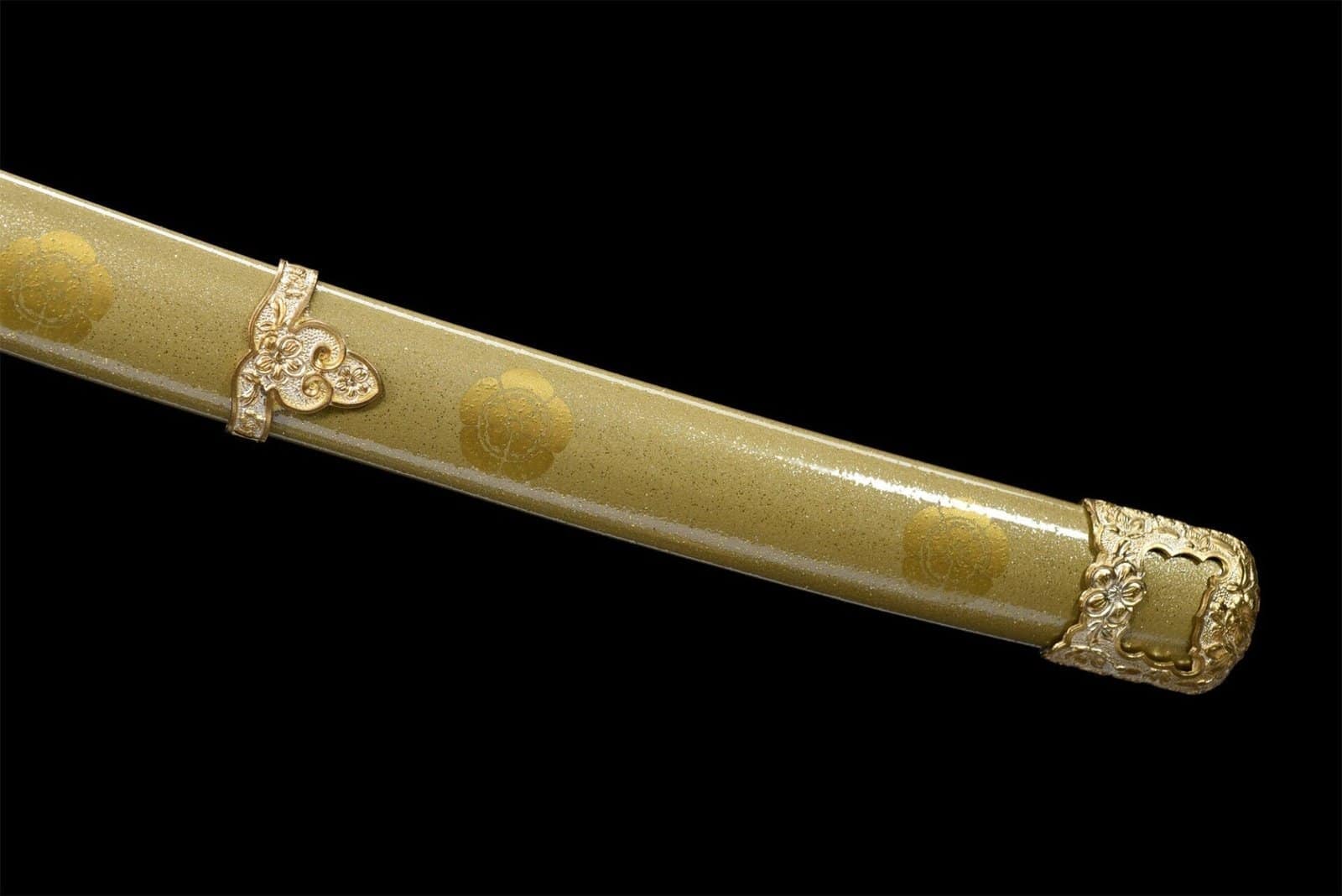 Katana Bleu et Doré