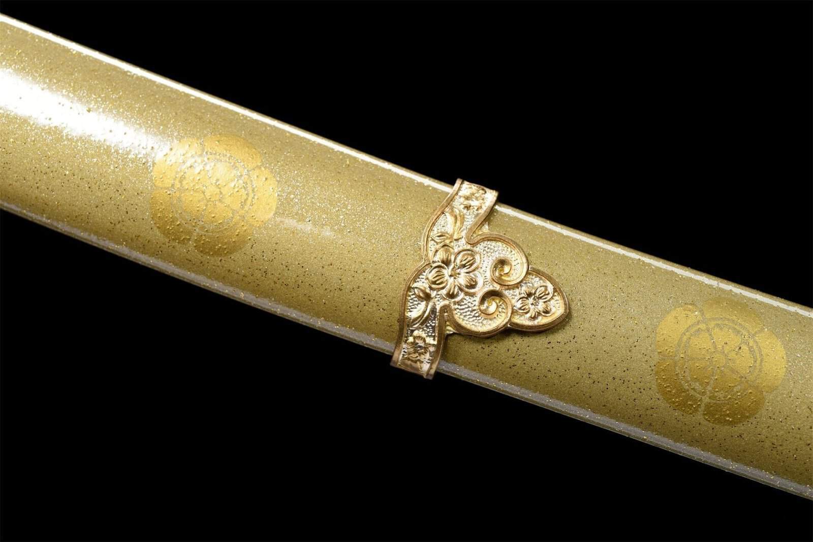 Katana Bleu et Doré