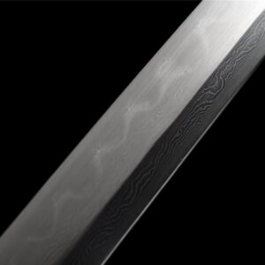 Katana Blue Lagoon – Acier T10 – Hamon Veritable