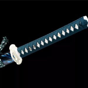 Katana Blue Lagoon – Acier T10 – Hamon Veritable