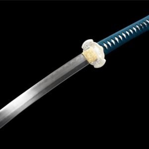Katana Blue Lagoon – Acier T10 – Hamon Veritable