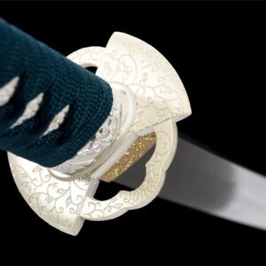 Katana Blue Lagoon – Acier T10 – Hamon Veritable