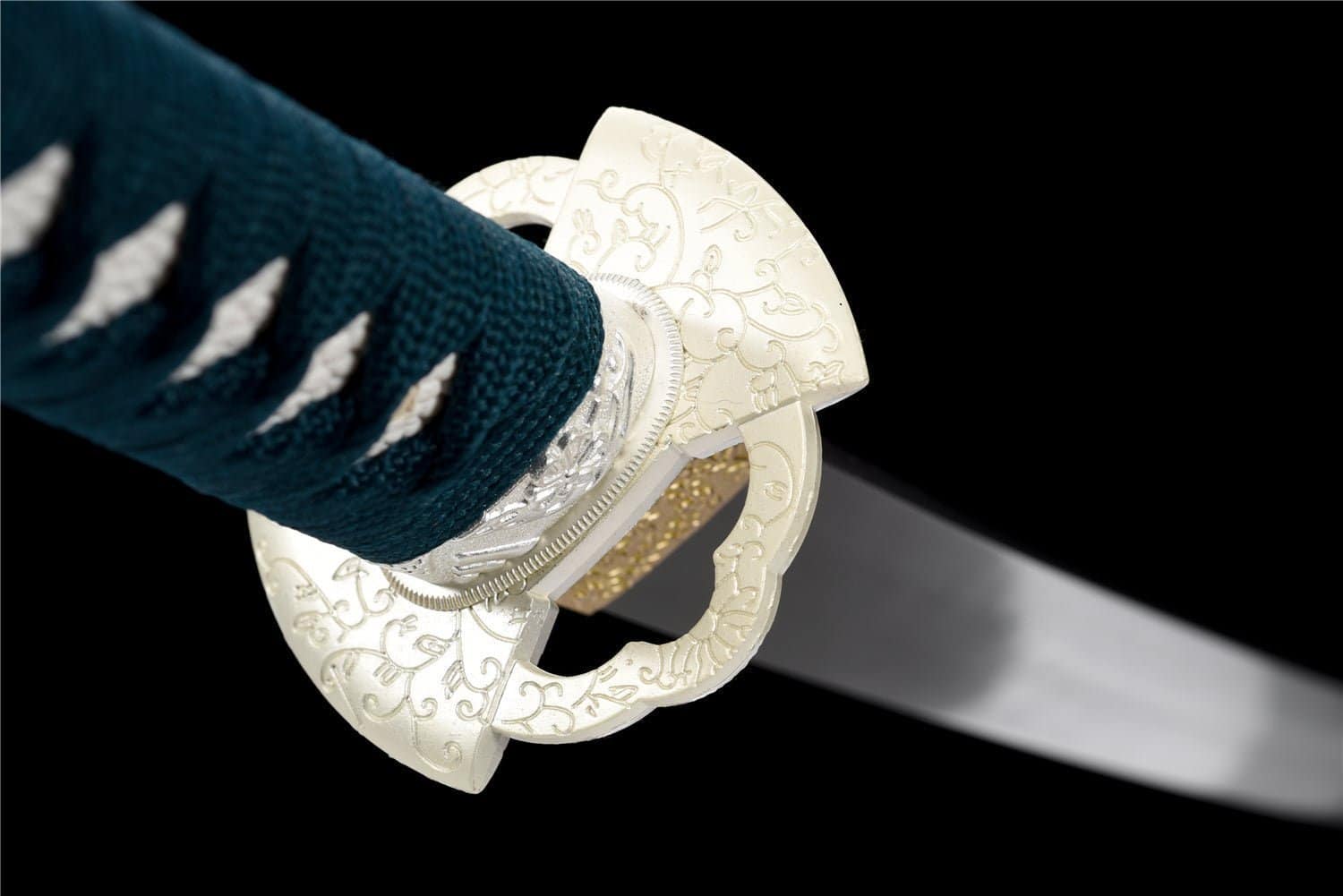 Katana Blue Lagoon – Acier T10 – Hamon Veritable