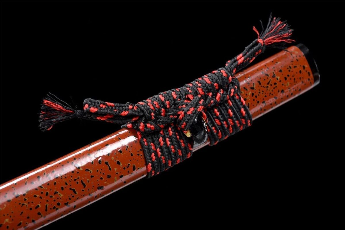 Katana Damas Rouge Et Noir