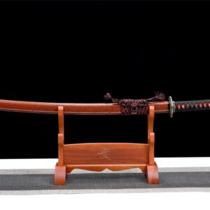 Katana Damas Rouge Et Noir