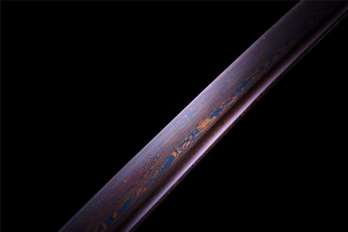 Katana Damas Rouge Et Noir