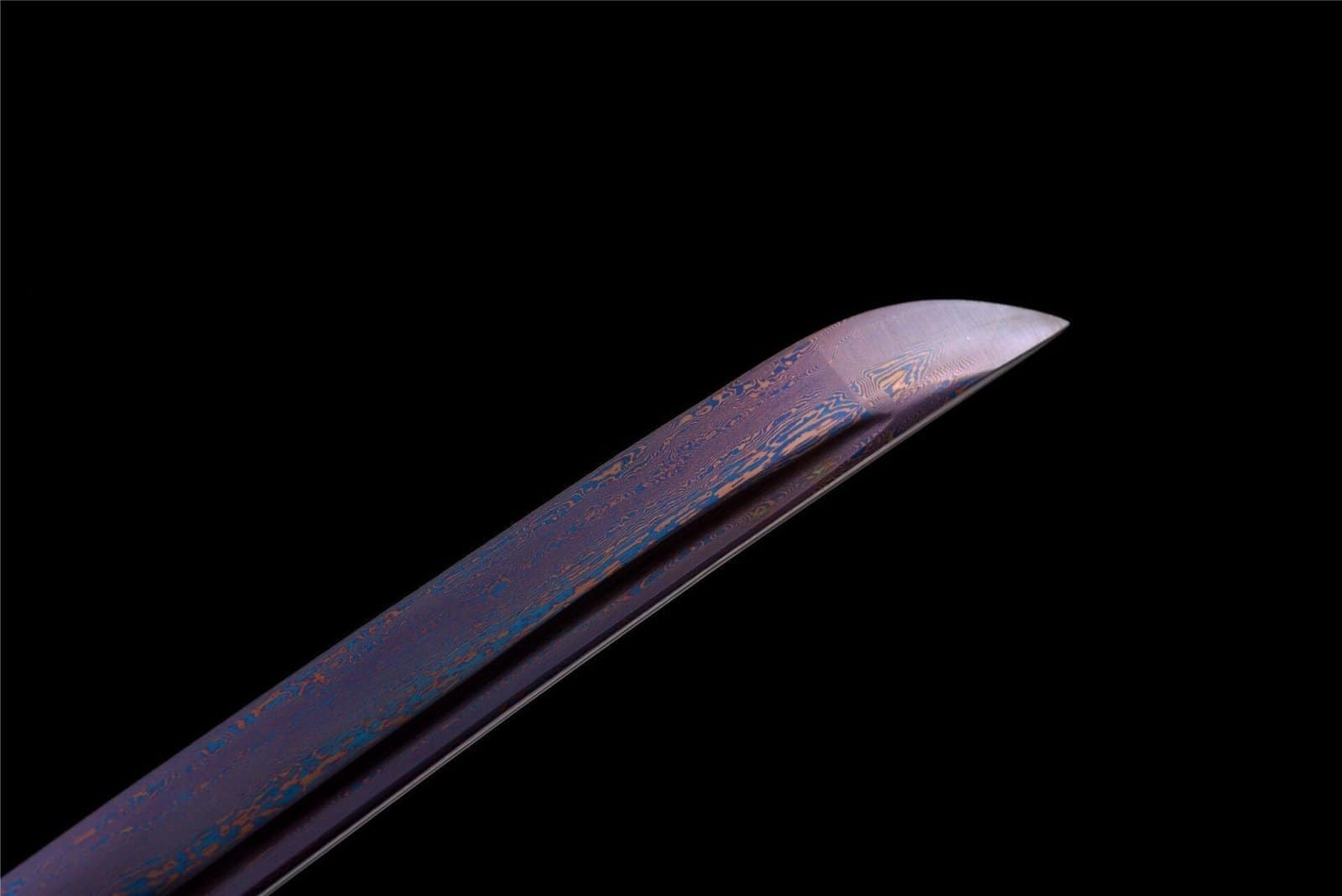 Katana Damas Rouge Et Noir