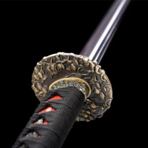 Katana Damas Rouge Et Noir