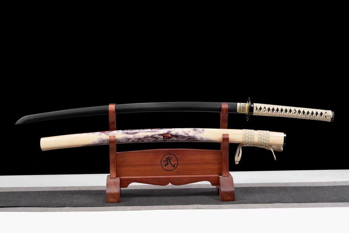 Katana Deco Noir Et Blanc