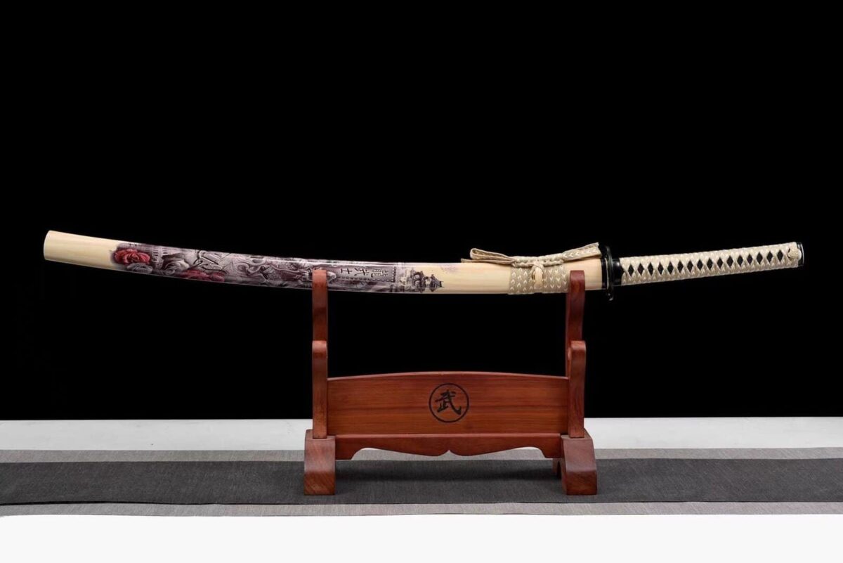 Katana Deco Noir Et Blanc