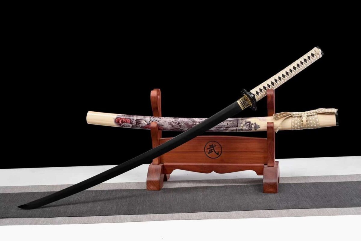 Katana Deco Noir Et Blanc