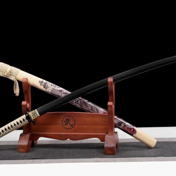 Katana Deco Noir Et Blanc