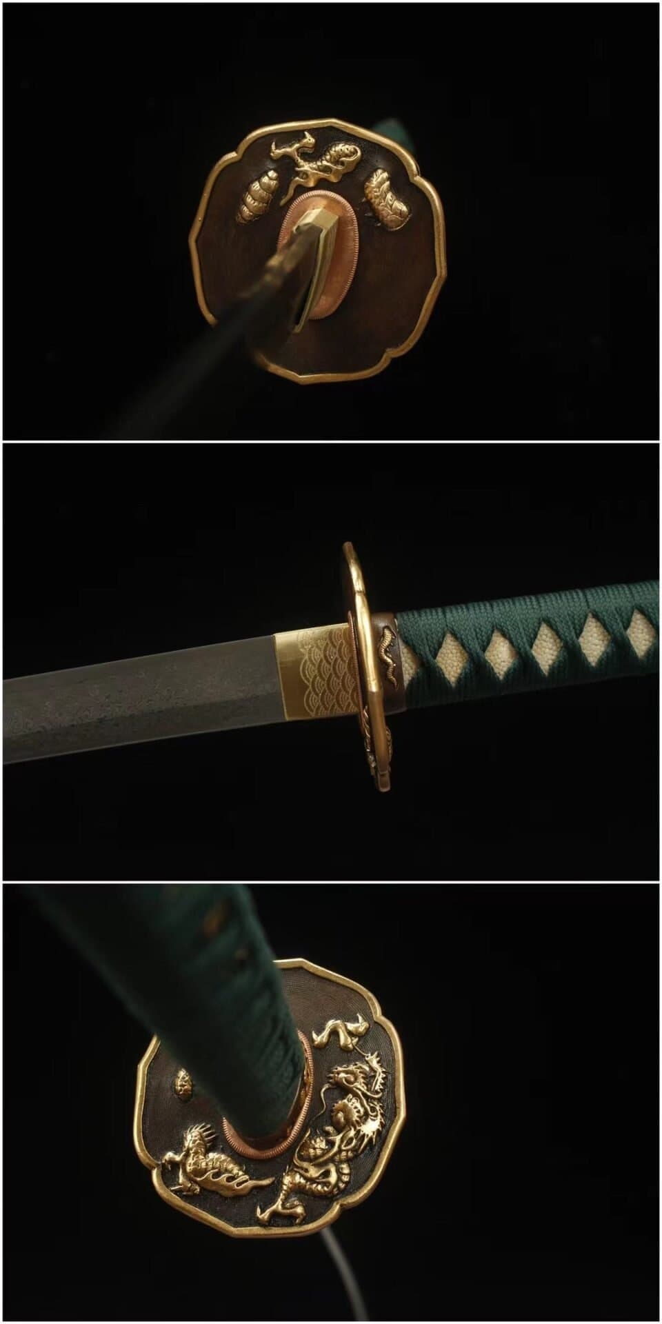 Katana Dragon Vert