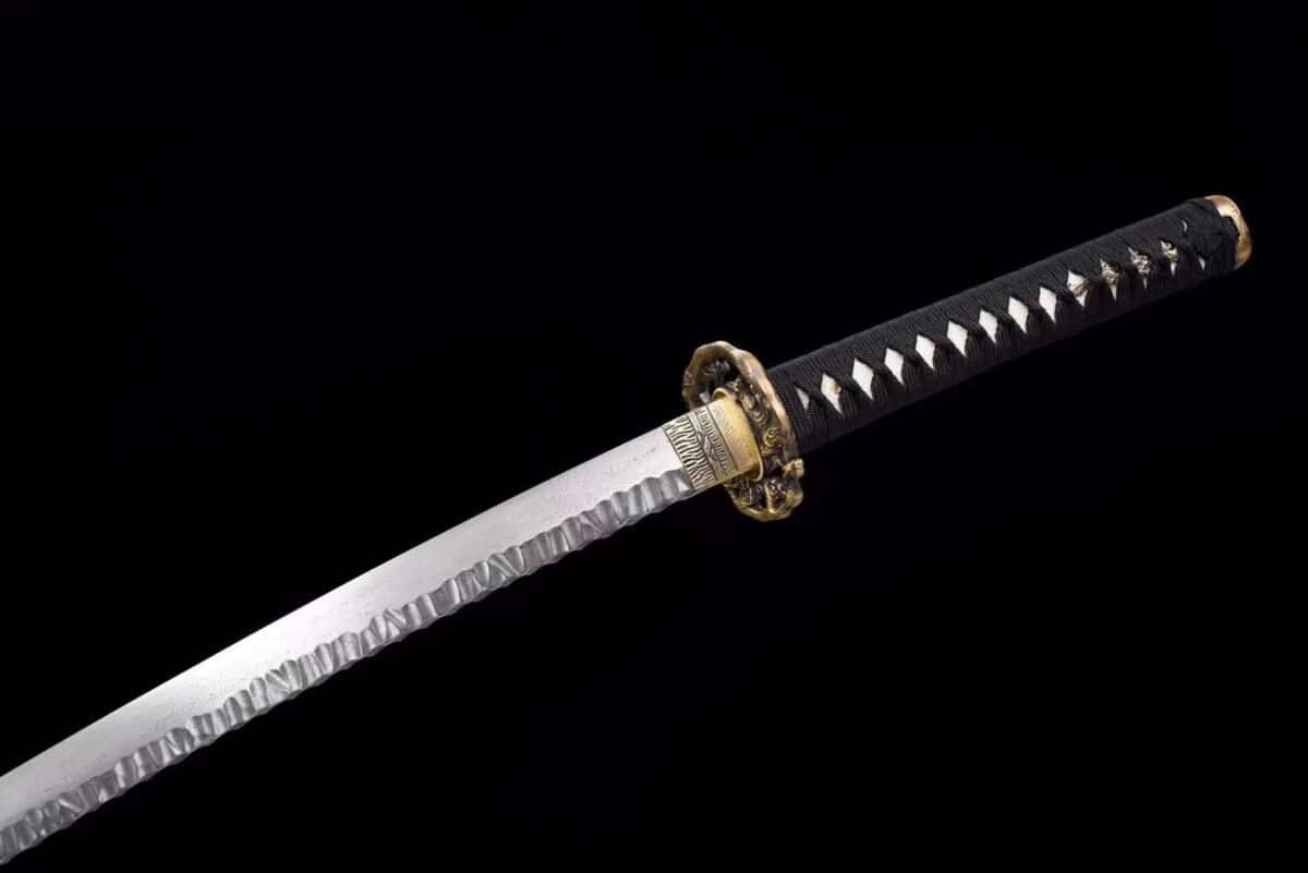 Katana En Acier – Noir