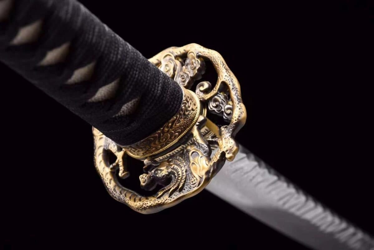 Katana En Acier – Noir