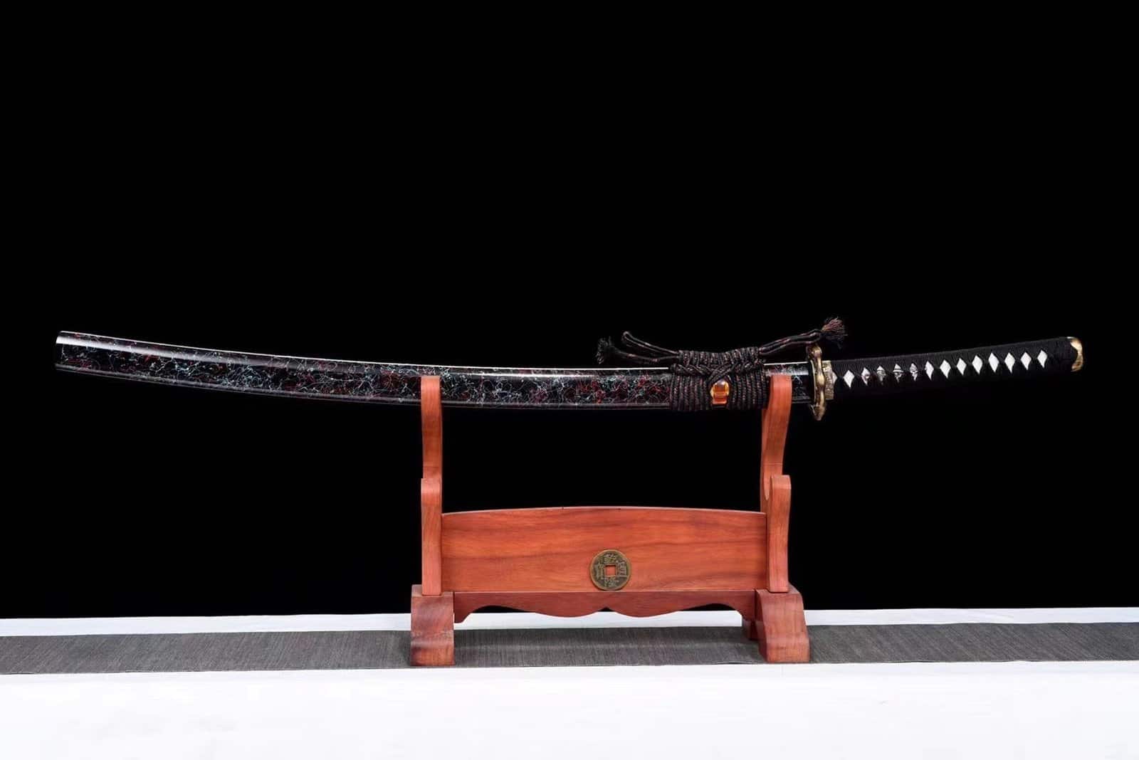 Katana En Acier – Noir