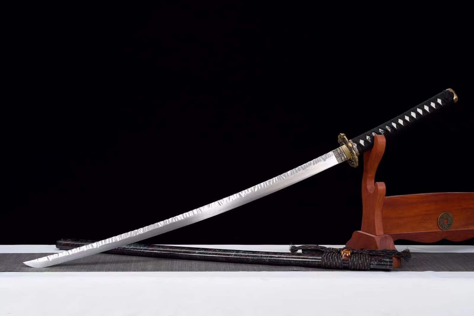 Katana En Acier - Noir