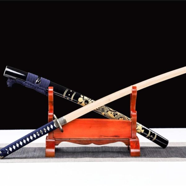 Katana En Bois Avec Fourreau