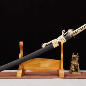 Katana Japonais Beige et Noir
