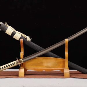 Katana Japonais Beige et Noir