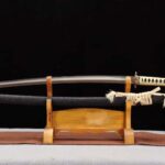 Katana Japonais Beige et Noir