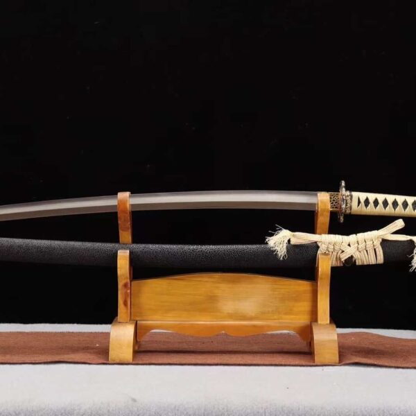 Katana Japonais Beige et Noir