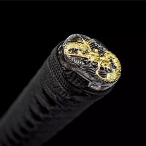 Katana Japonais Dragon Violet