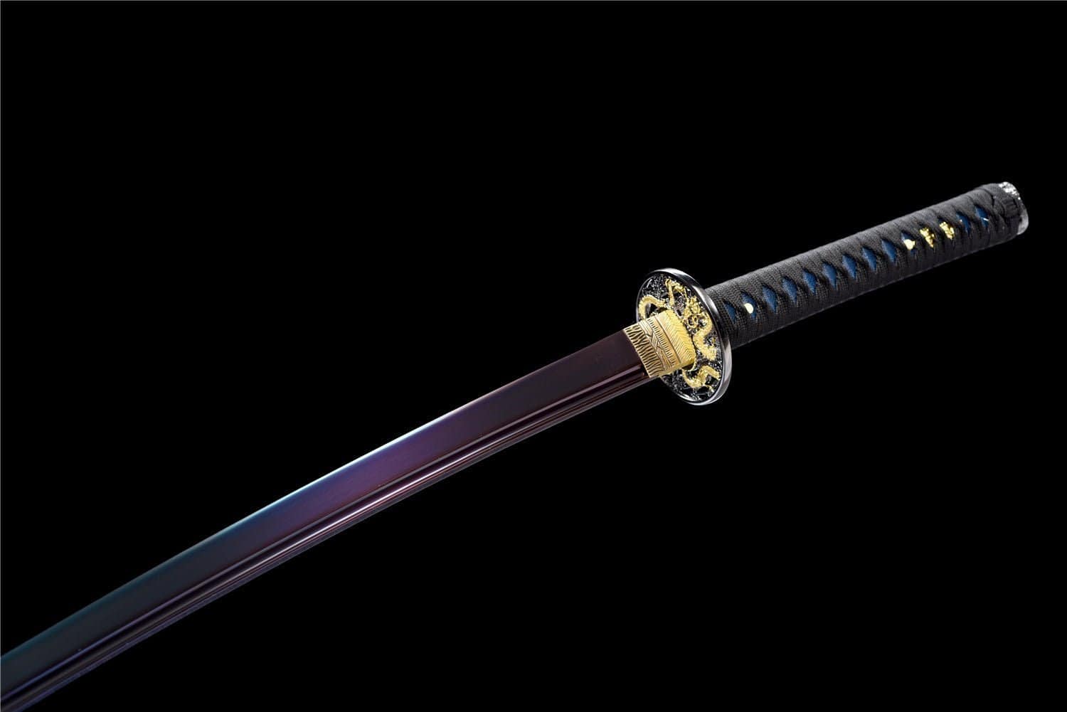 Katana Japonais Dragon Violet