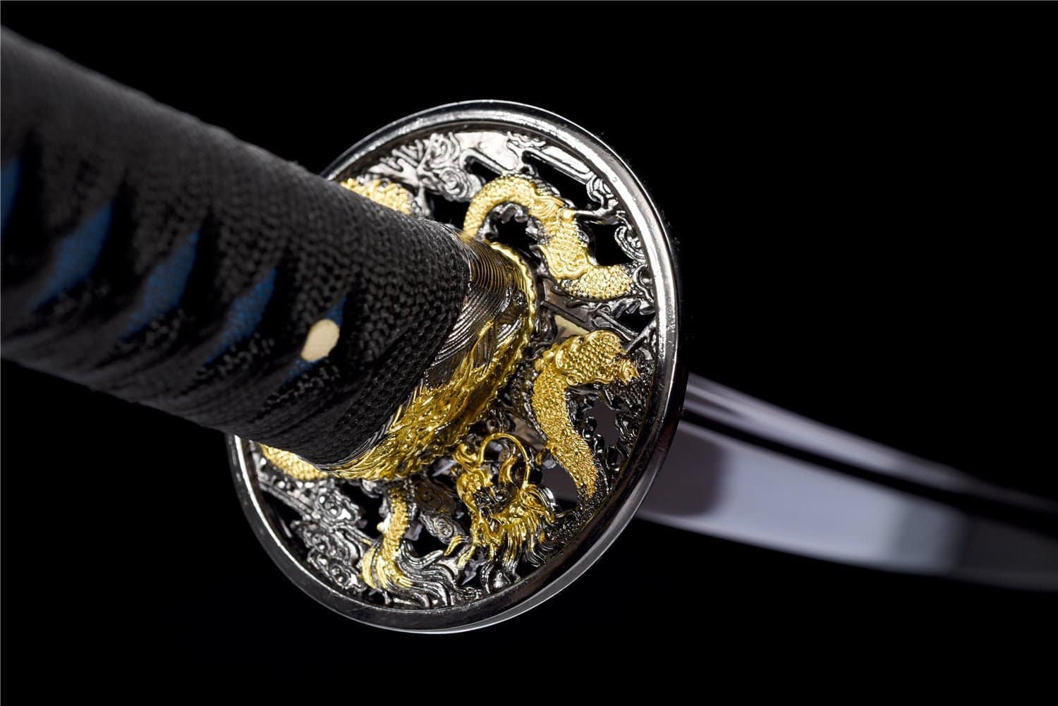 Katana Japonais Dragon Violet