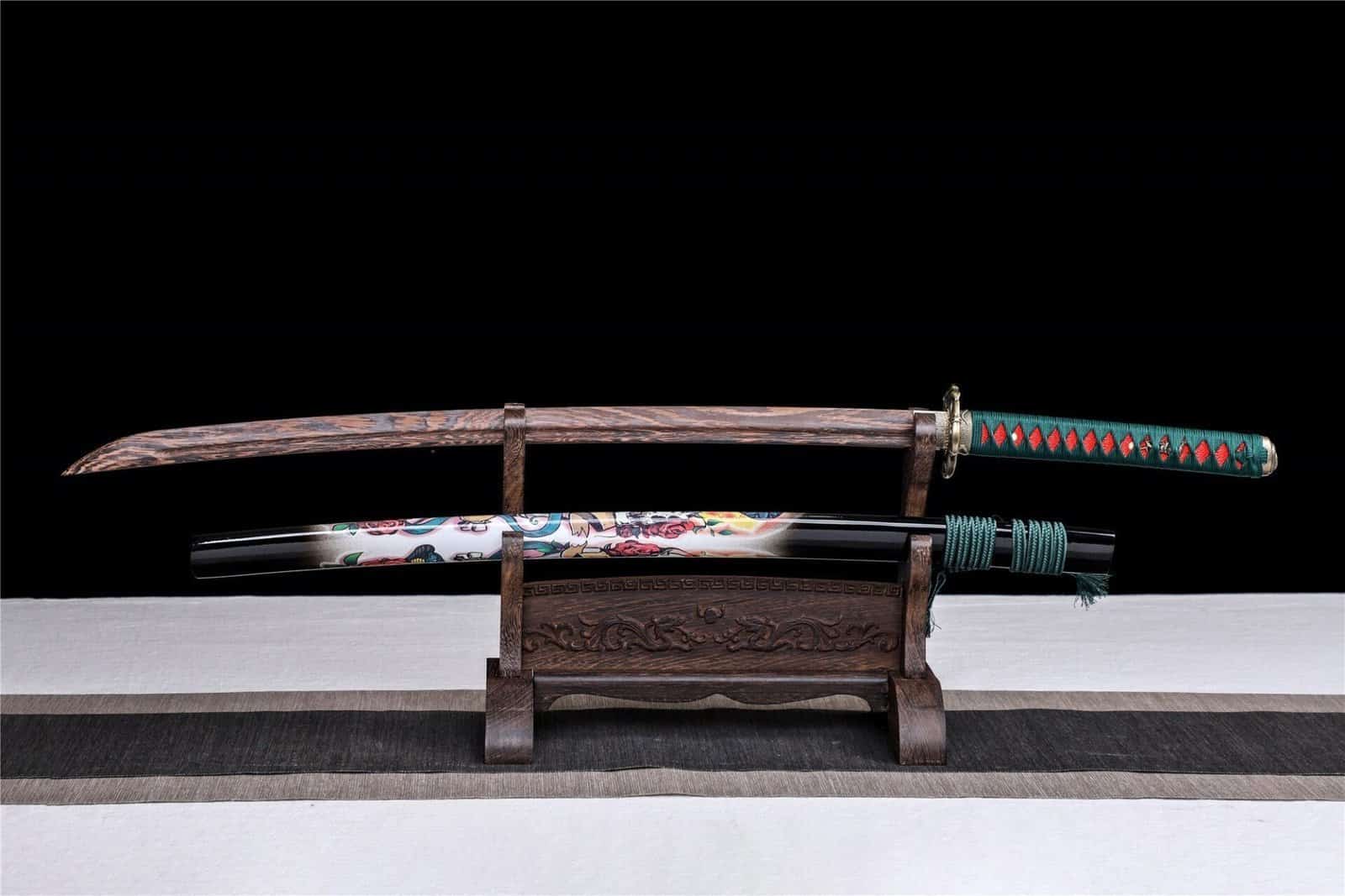 Katana Japonais En Bois